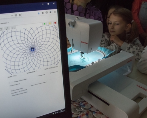 Online Gestalten für die Stickmaschine